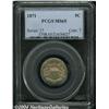 Image 1 : 1871[5C] MS65 PCGS.