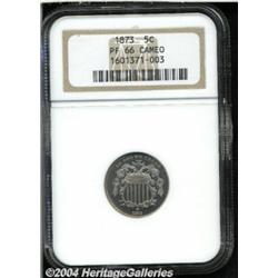 1873[5C] Closed 3 PR66 Cameo NGC.