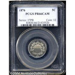 1876[5C] PR66 Cameo PCGS.