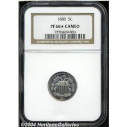 1880[5C] PR66 [S Cameo NGC.