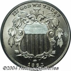 1883[5C] Shield PR67 Cameo PCGS.