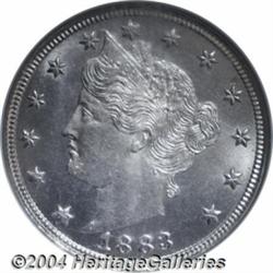 1883[5C] No Cents MS67 NGC.