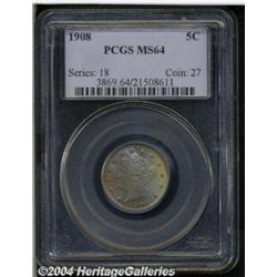 1908[5C] MS64 PCGS.