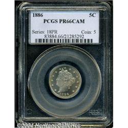 1886[5C] PR66 Cameo PCGS.