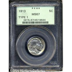 1913[5C] Type One MS67 PCGS.