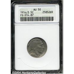 1914/3[5C] AU50 ANACS.