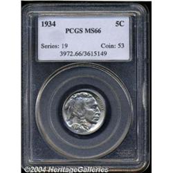 1934[5C] MS66 PCGS.