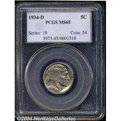 1934-D[5C] MS65 PCGS.
