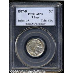 1937-D[5C] Three-Legged AU55 PCGS.
