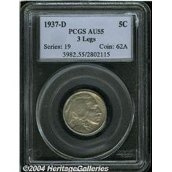 1937-D[5C] Three-Legged AU55 PCGS.