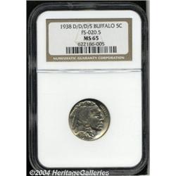 1938-D/D/D/S[5C] MS65 NGC.