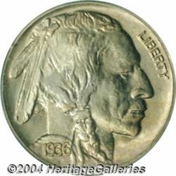 1936[5C] Type One--Satin Finish PR67 PCGS.