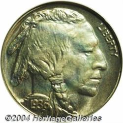 1936[5C] Type One--Satin Finish PR67 PCGS.