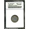 Image 1 : 1796[10C]--Damaged, Cleaned--ANACS. VF Details, Net Fine 12.