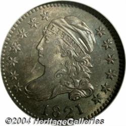 1821[10C] Large Date MS65 NGC.