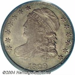 1829[10C] Large 10C MS67 PCGS.