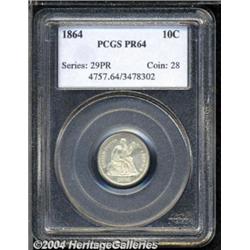 1864[10C] PR64 PCGS.