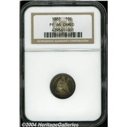 1882[10C] PR66 Cameo NGC.