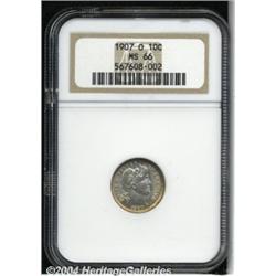 1907-O[10C] MS66 NGC.
