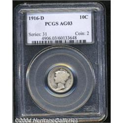 1916-D[10C] AG3 PCGS.