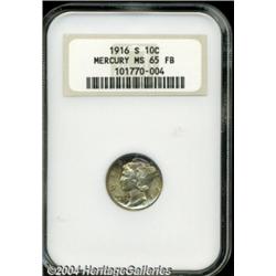 1916-S[10C] MS65 Full Bands NGC.