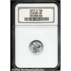 1917-D[10C] MS64 Full Bands NGC.