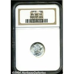 1919[10C] MS66 Full Bands NGC.