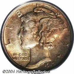 1919-D[10C] MS65 Full Bands PCGS.