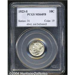 1923-S[10C] MS64 Full Bands PCGS.