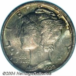 1923-S[10C] MS66 Full Bands PCGS.