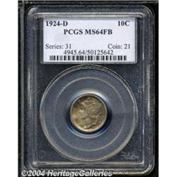 1924-D[10C] MS64 Full Bands PCGS.