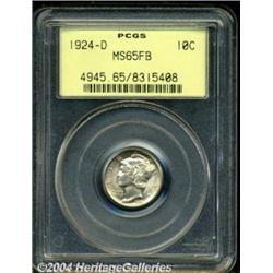 1924-D[10C] MS65 Full Bands PCGS.