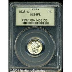 1935-S[10C] MS66 Full Bands PCGS.