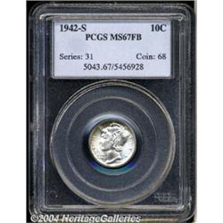 1942-S[10C] MS67 Full Bands PCGS.