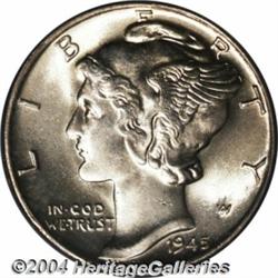 1945[10C] MS65 Full Bands PCGS.