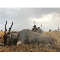 Namibia 2 hunter and observers for 1 Eland, 1 Oryx, 1 Warthog and Shoulder mnt of One African Ante