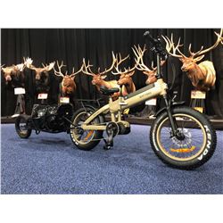 Rogue Ridge RT 750 Foldable Bike with Sherpa Trailer package