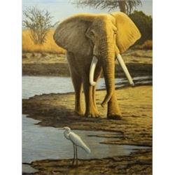 Artist’s Original Painting Title: “Elephant Encounter”