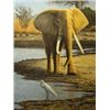 Image 1 : Artist’s Original Painting Title: “Elephant Encounter”