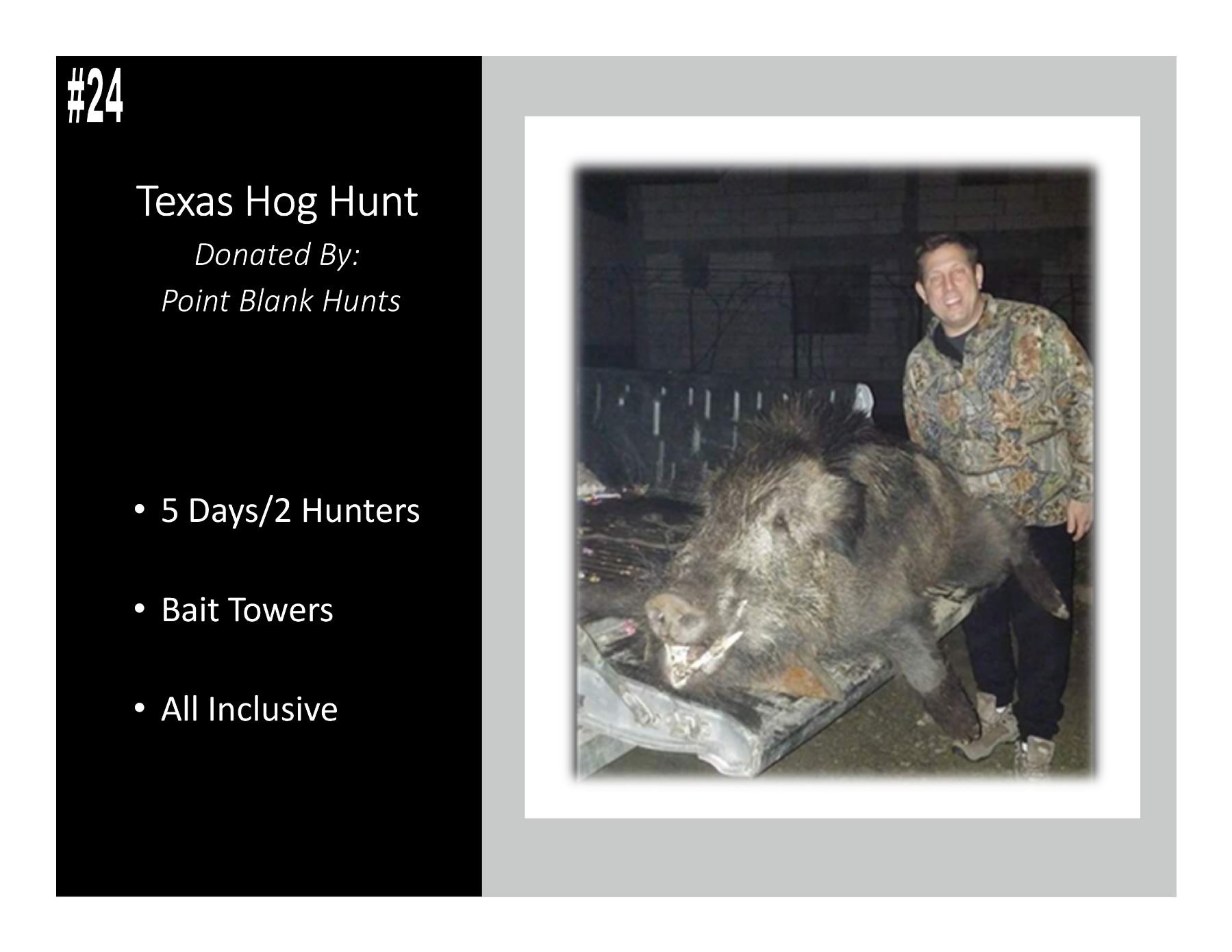 5 Day AllInclusive Texas Hog Hunt For 2 Hunters