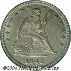 1843[25C] MS65 PCGS.