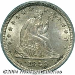1844-O[25C] MS63 PCGS.