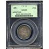 Image 3 : 1854[25C] Arrows MS65 PCGS.