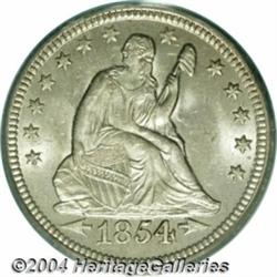 1854-O[25C] Arrows MS64 PCGS.