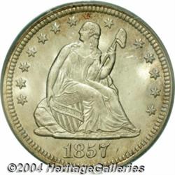 1857[25C] MS66 PCGS.