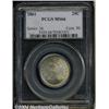 Image 3 : 1861[25C] MS66 PCGS.