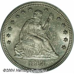 1864[25C] MS65 PCGS.