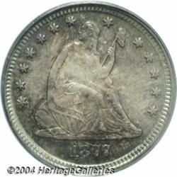 1877-S[25C] MS64 PCGS.