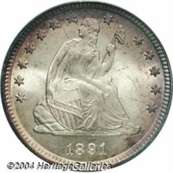 1891[25C] MS66 PCGS.