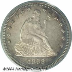 1868[25C] PR65 PCGS.